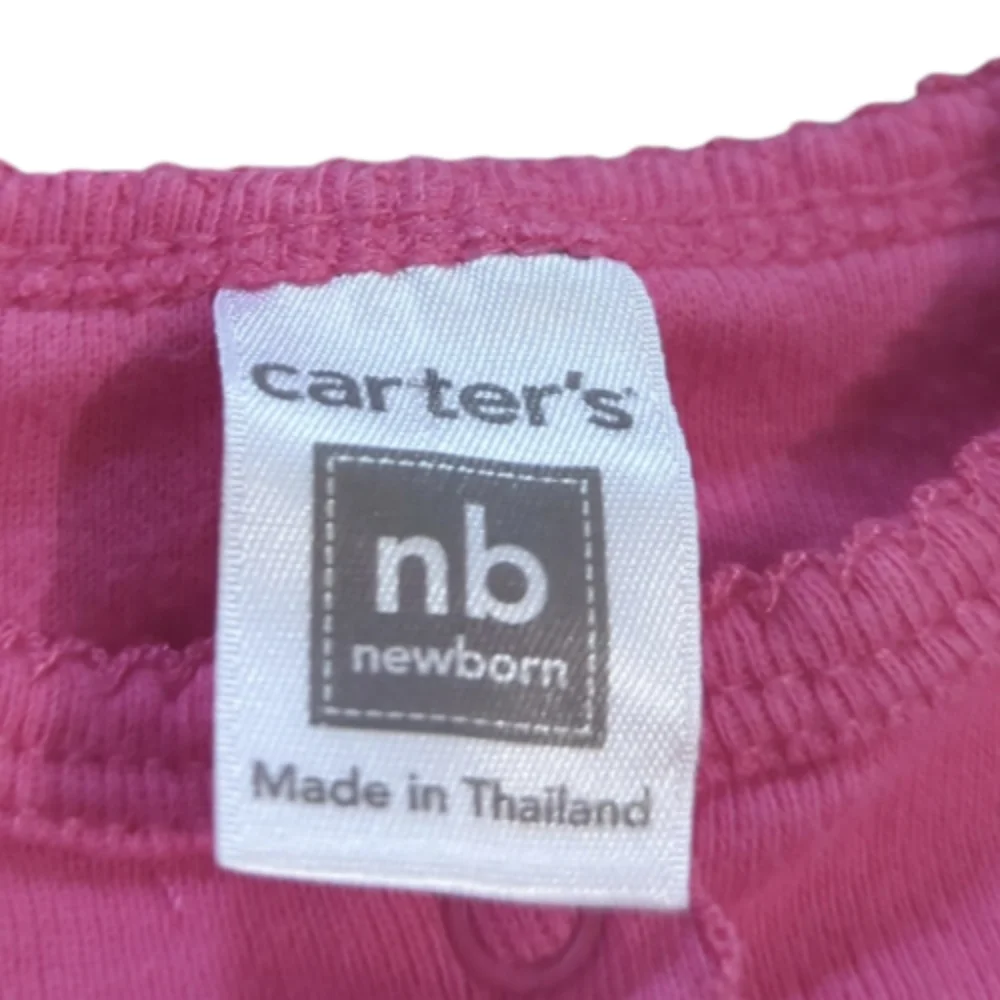 Carter's Pink Long Sleeve Cardigan Size NB.